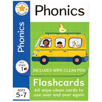 Gold Star Rewards Phonics: Flashcards Ages 5-7 image number 1