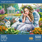 Angel with Bunnies 500 Piece Jigsaw Puzzle image number 1