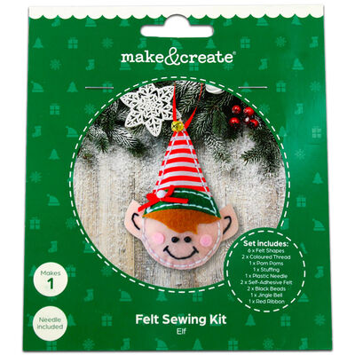 Christmas Felt Sewing Kit: Elf image number 1
