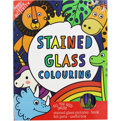 Stained Glass Colouring Activity Box image number 1