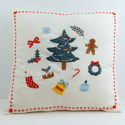 Make Your Own Christmas Embroidery Cushion image number 2