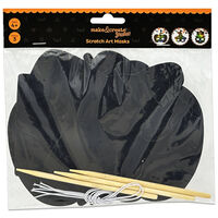 Halloween Scratch Art Masks