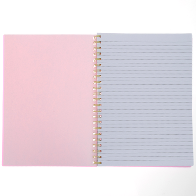 A4 Wiro Pink Pastel Notebook image number 2
