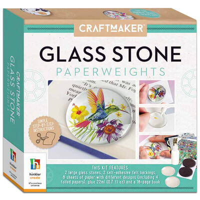 Craftmaker Glass Stone Paperweights Kit image number 1