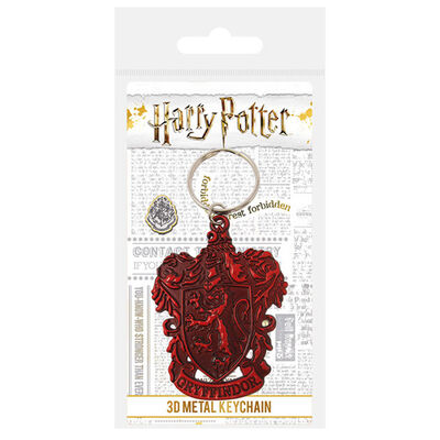 Harry Potter 3D Gryffindor Crest Keychain image number 1