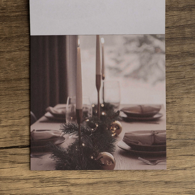 Photographic Christmas Scenes Mini Pad: 4 x 4 Inches image number 4