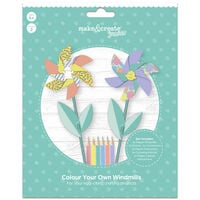 Easter Colour Your Own Windmills: Pack of 2