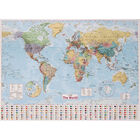 Collins World Wall Map: 40inch x 54inch image number 1