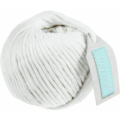Trimits: White Cotton Macrame Cord 50m x 4mm image number 1