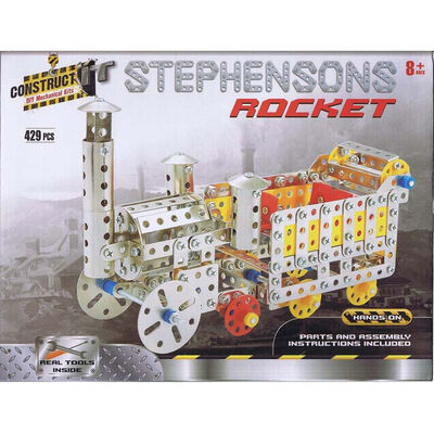 Metal Rocket Model Kit: 429 Pieces image number 2