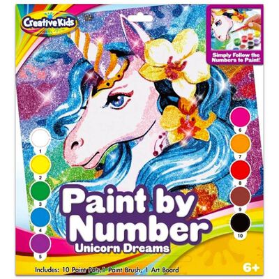 Paint by Numbers: Unicorn Dreams image number 1
