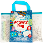 PlayWorks Colour Your Own Travel Activity Bag: Blue image number 1
