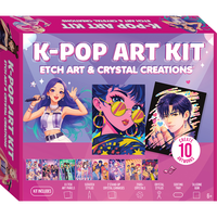 K-Pop Etch Art & Crystal Creation Art Kit!&nbsp;
