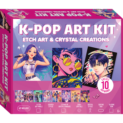K-Pop Etch Art & Crystal Creation Art Kit!&nbsp; image number 1