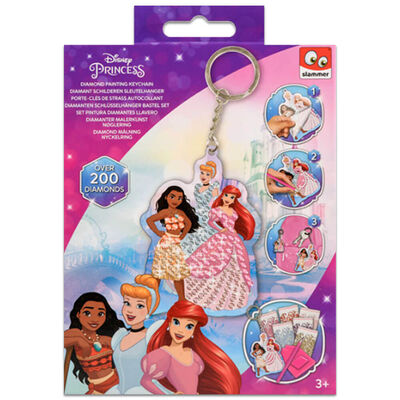 Disney Princess Diamond Painting Keychain Set: Assorted image number 2