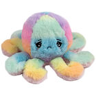 PlayWorks Reversible Octopus Plush Toy: Pink & Rainbow image number 2