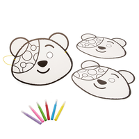 Children in Need Pudsey Mask Kit: Pack of 3