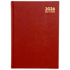 A5 Day a Page Red 2026 Diary image number 1