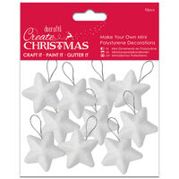 Make Your Own Mini Polystyrene Star Decorations