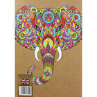 A4 Casebound Elephant Head Plain Notebook image number 2