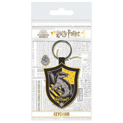 Harry Potter Hufflepuff Woven Keychain image number 1