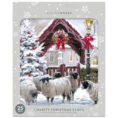 Charity Traditional Christmas Cards: Pack of 25 image number 1