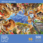 African Animals 500 Piece Jigsaw Puzzle image number 1