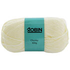 Robin Chunky: Cream Yarn 100g image number 1