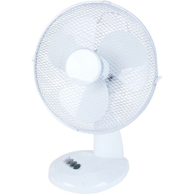 Beldray 12 Inch White Desk Fan image number 1