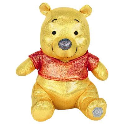 Disney 100th Anniversary Glitter Ball Plush Toy with Sound: Winnie image number 1