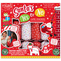 Santa’s Yes or No Christmas Game Crackers: Pack of 6