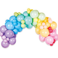 DIY Pastel Rainbow Arch Garland