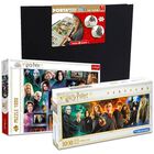 Harry Potter 1000 Piece Panorama and Harry Potter 1000 Piece Jigsaw Puzzles with Portapuzzle Standard Jigsaw Accessory Bundle image number 1
