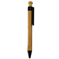 Bamboo and Black Wrap Pen