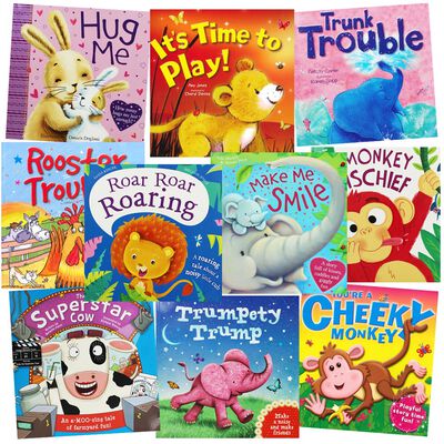 Monkey Mischief and Friends: 10 Kids Picture Books Bundle image number 1