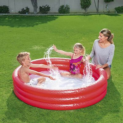 Bestway Inflatable Three Ring 1.52m Paddling Pool: Assorted image number 4