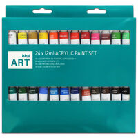 DoCrafts Artiste Acrylic Paint Set: Pack of 24