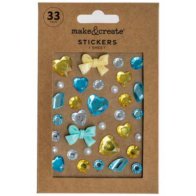 Heart & Bow Stickers: Pack of 33 image number 3