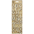 Wooden Alphabet Letters - Pack Of 162 image number 1