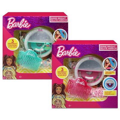 Barbie Shine Bright LED Selfie Mirror: Assorted image number 2