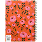 A4 Orange Vintage Floral Notebook image number 3