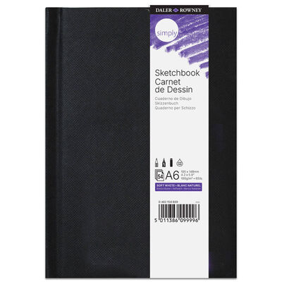 Daler Rowney Simply Hardback A6 Sketch Book image number 1