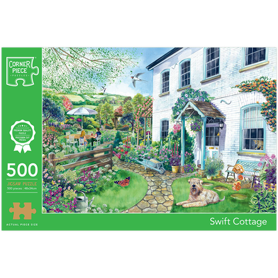Swift Cottage 500 Piece Jigsaw Puzzle image number 1