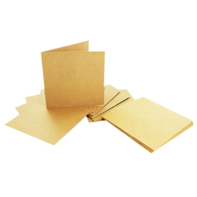 Kraft Cards and Envelopes - 6 x 6 Inches image number 1