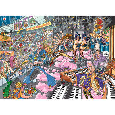 Wasgij Destiny 16 Old Time Rockers 1000 Piece Jigsaw Puzzle image number 2