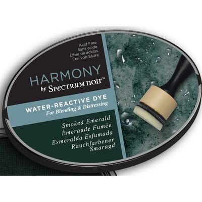 Harmony by Spectrum Noir Water Reactive Dye Inkpad - Smoked Emerald image number 4