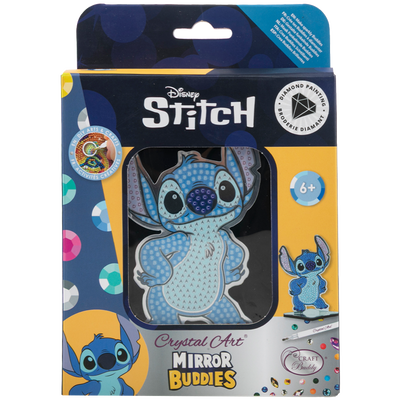 Disney Stitch Crystal Art Mirror Buddies Kit image number 1