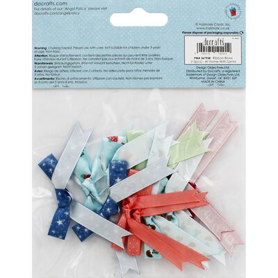 At Home with Santa Ribbon Bows - 12 Pack image number 3