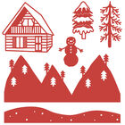 Log Cabin Build a Scene Metal Die Set image number 2