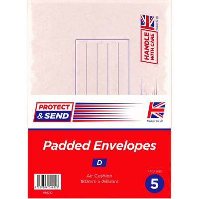 Small Padded Envelopes Pack of 5 image number 1